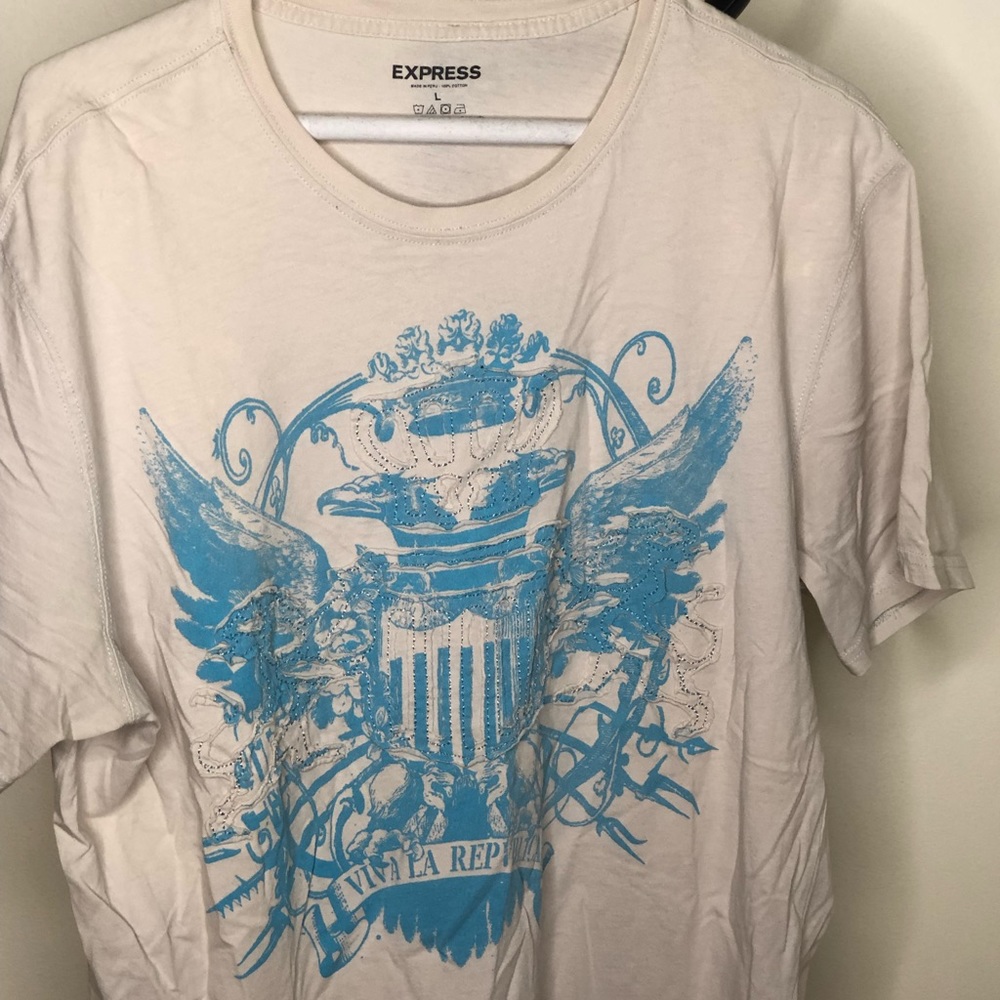 Express "Viva La Republica" T-Shirt L size